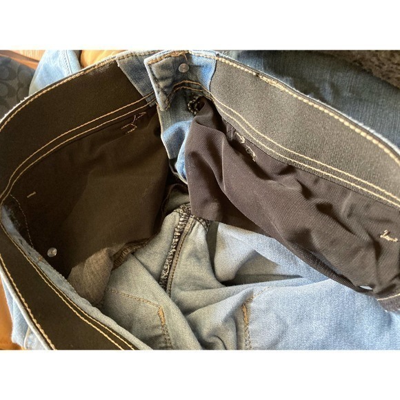 Women’s Democracy Blue Jeans AB Technology Stretch Slimming Size 10 Straight - Picture 7 of 8